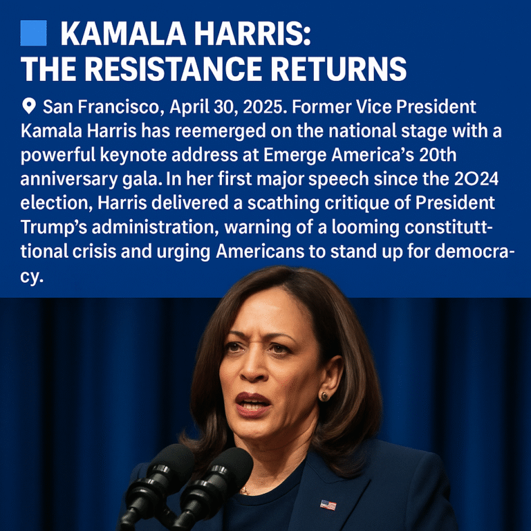 Kamala Harris Returns to the Frontlines of Democracy